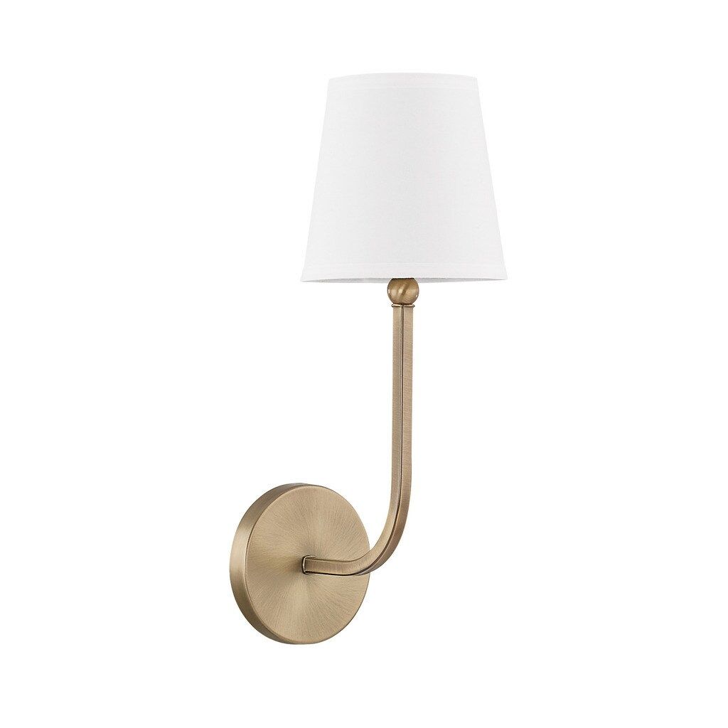 Capital Lighting Dawson Collection 1-light Aged Brass Wall Sconce (As Is Item) | Bed Bath & Beyond