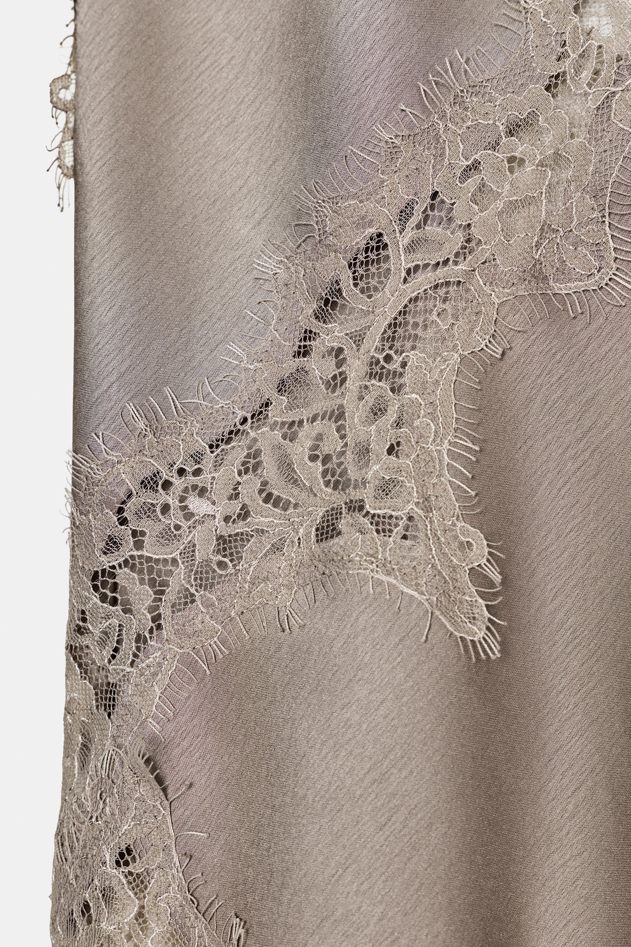 ZW COLLECTION LACE CAMISOLE TOP | Zara UK