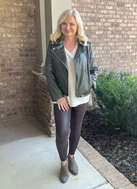Perfect casual Fall outfit! 
#walmart
#walmartfashion
#walmartstyle
#fauxleatherleggings
#fauxleather
#stylewithserena
#styleover50
#fashionover50
#over50

Follow my shop @StyleWithSerena on the @shop.LTK app to shop this post and get my exclusive app-only content!

#liketkit 
@shop.ltk
https://liketk.it/3S3Ru

Follow my shop @StyleWithSerena on the @shop.LTK app to shop this post and get my exclusive app-only content!



#LTKstyletip #LTKunder50 #LTKSeasonal