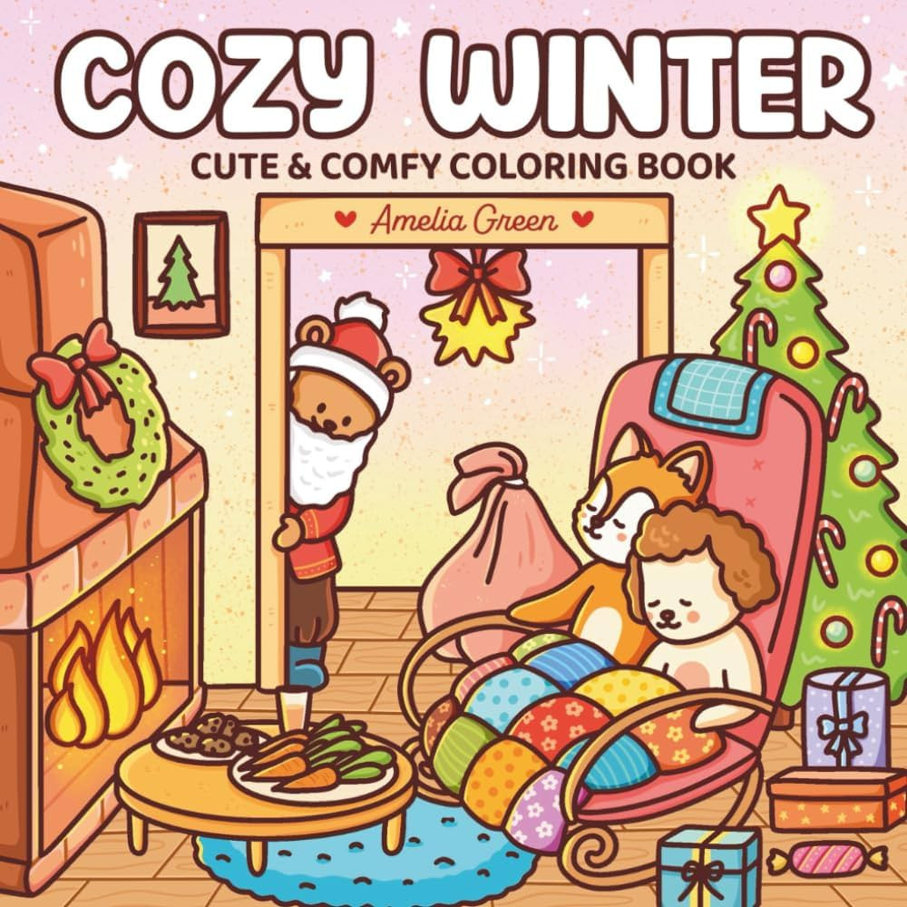 Cozy Winter: Cute & Comfy Coloring Book | Amazon (US)