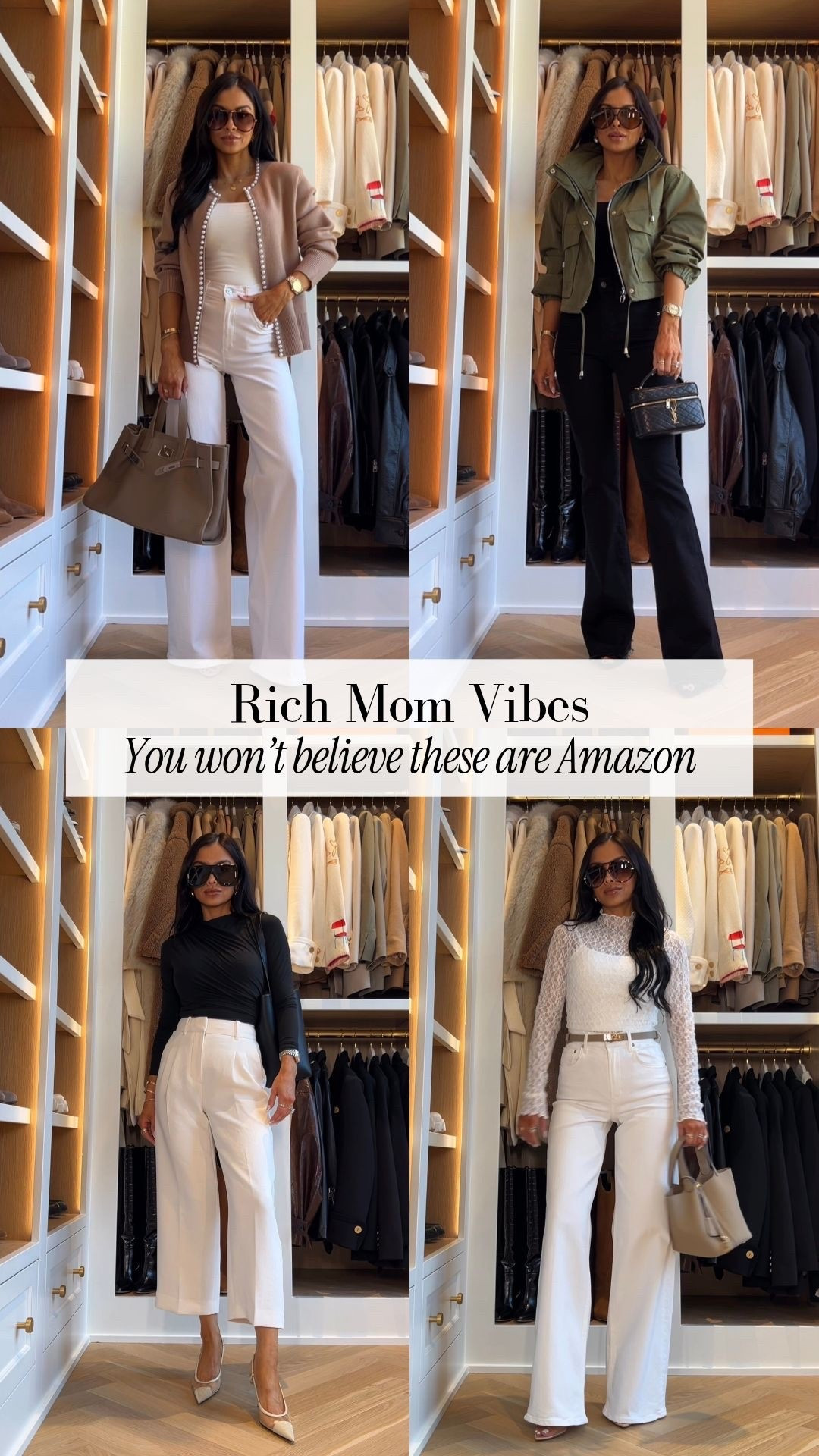 Amazon rich mom vibes 
These Amazon finds look expensive
Hermes inspired belt 
Amazon jackets that look like Zara!
Wearing an XS / S in jackets

#LTKSeasonal #LTKOver40 #LTKootd