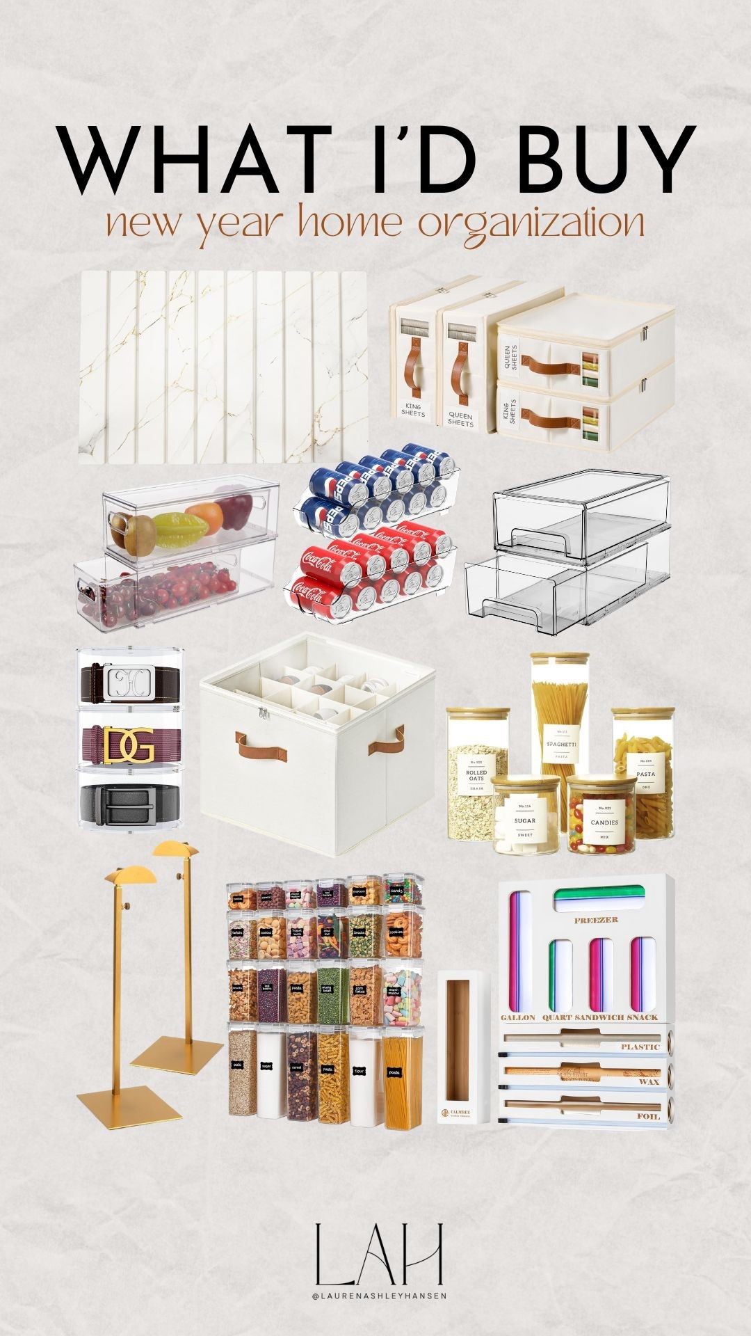 With the new year approaching, I am in full on organization mode! I’ve rounded up some of my favorite organizers that we love and own. For the kitchen, pantry, closets, and more! All on Amazon! 

#LTKHome