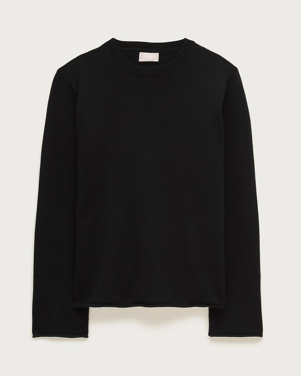 Cashmere rolled-hem crewneck sweater | J. Crew US