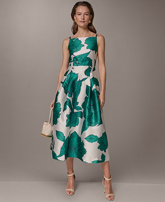 Women's Fit & Flare Midi Dress | Macy's