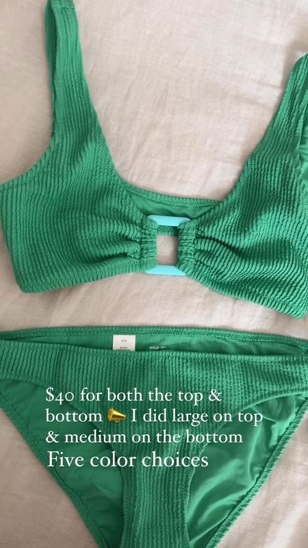 This bikini is such a cute affordable add! Multiple colors and I sized up in the top to a large. Swimsuit from Aerie 

#LTKfindsunder50 #LTKstyletip #LTKswim