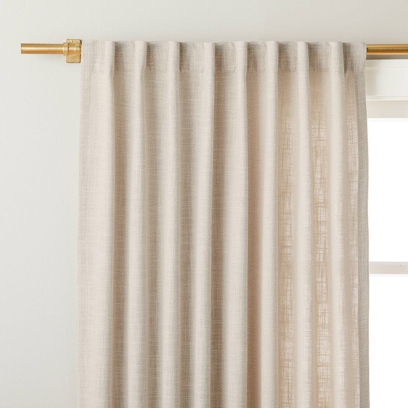 Heathered Slub Curtain Panel - Hearth & Hand™ with Magnolia | Target