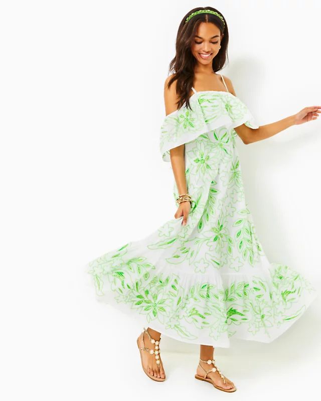 Quinlee Embroided Maxi Dress | Lilly Pulitzer