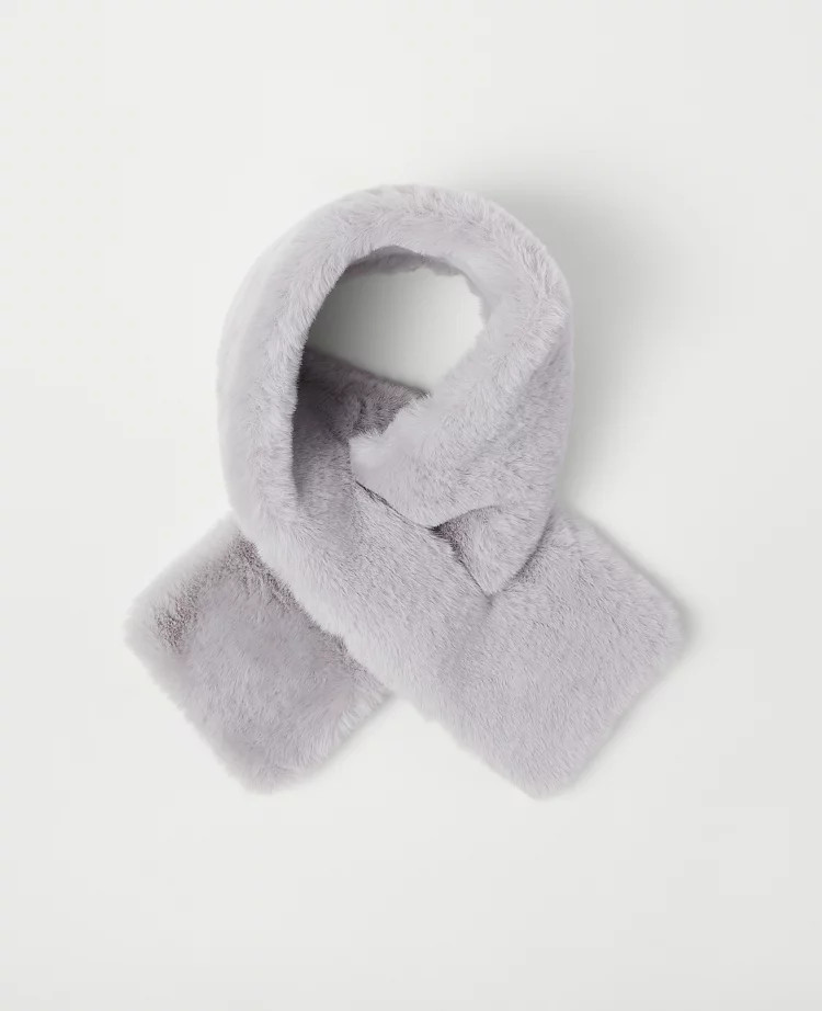 Faux Fur Wrap Scarf | Ann Taylor (US)