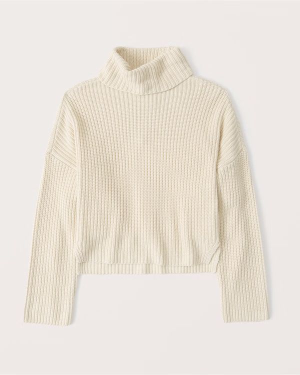 Ribbed Turtleneck Sweater | Abercrombie & Fitch (US)