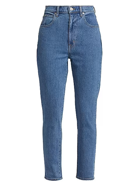 SLVRLAKE Beatnik High-Waisted Straight-Leg Jeans | Saks Fifth Avenue