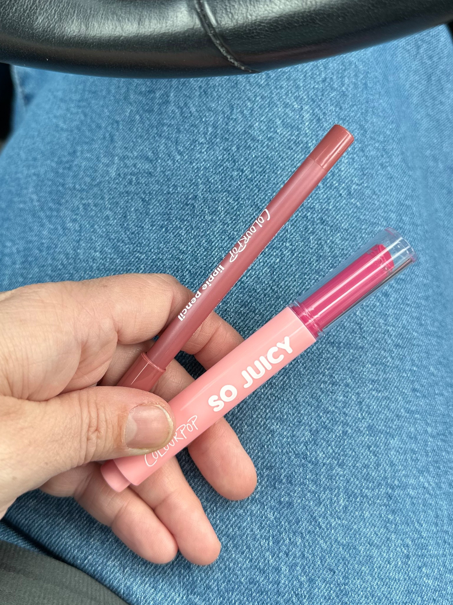 Liner: good and plenty
Gloss: dolled up 