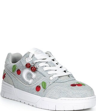 Women's Soho Cherry Denim Lace Up Sneakers | Dillard's