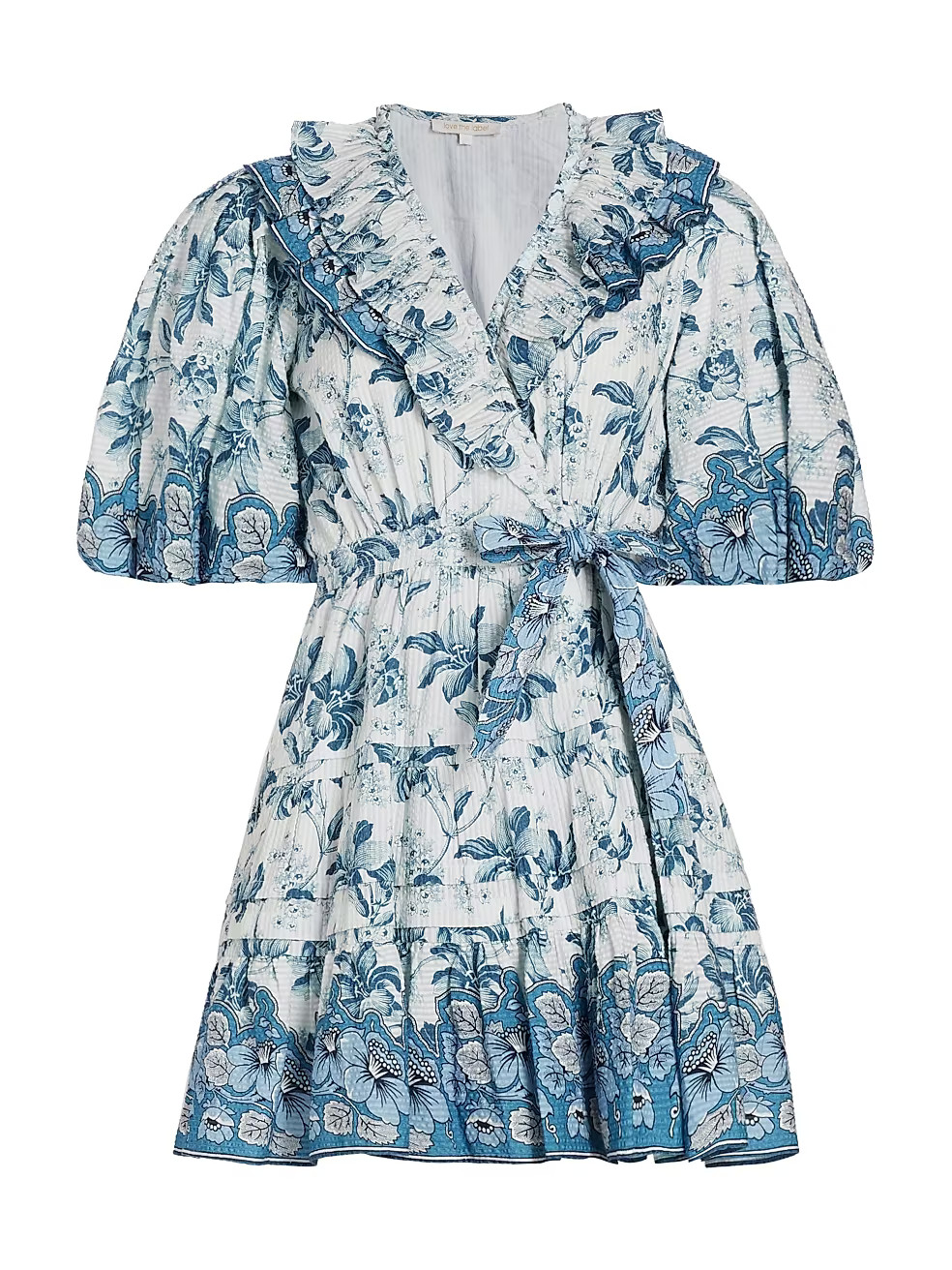 Remy Floral Wrap Minidress | Saks Fifth Avenue