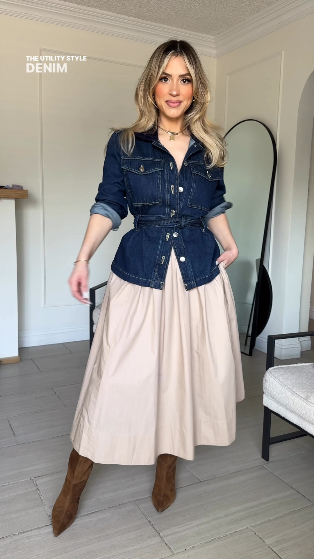 Chic Winter Outfit 💫❄️

✔️ the exact denim jacket is from Walmart, but I think it's sold out. I linked an identical one from Macy's!
✔️ the exact skirt is from Amazon, but for some reason, I can't find the link anywhere. I linked identical ones from Amazon! 
✔️ the exact boots are from Nine West 

#LTKStyleTip #LTKU #LTKSeasonal