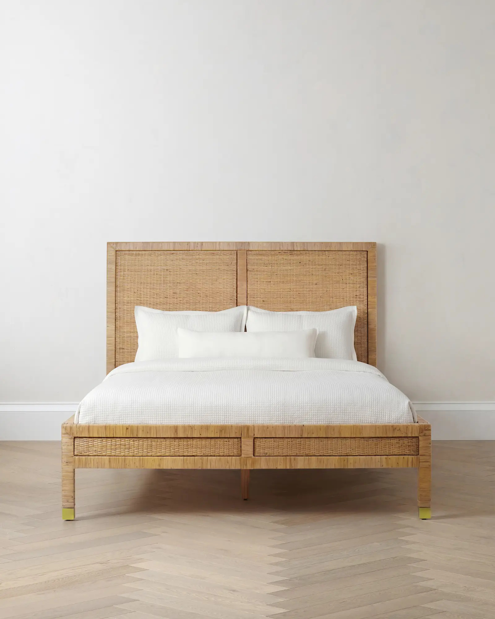 Handwoven Rattan Bed | Quince