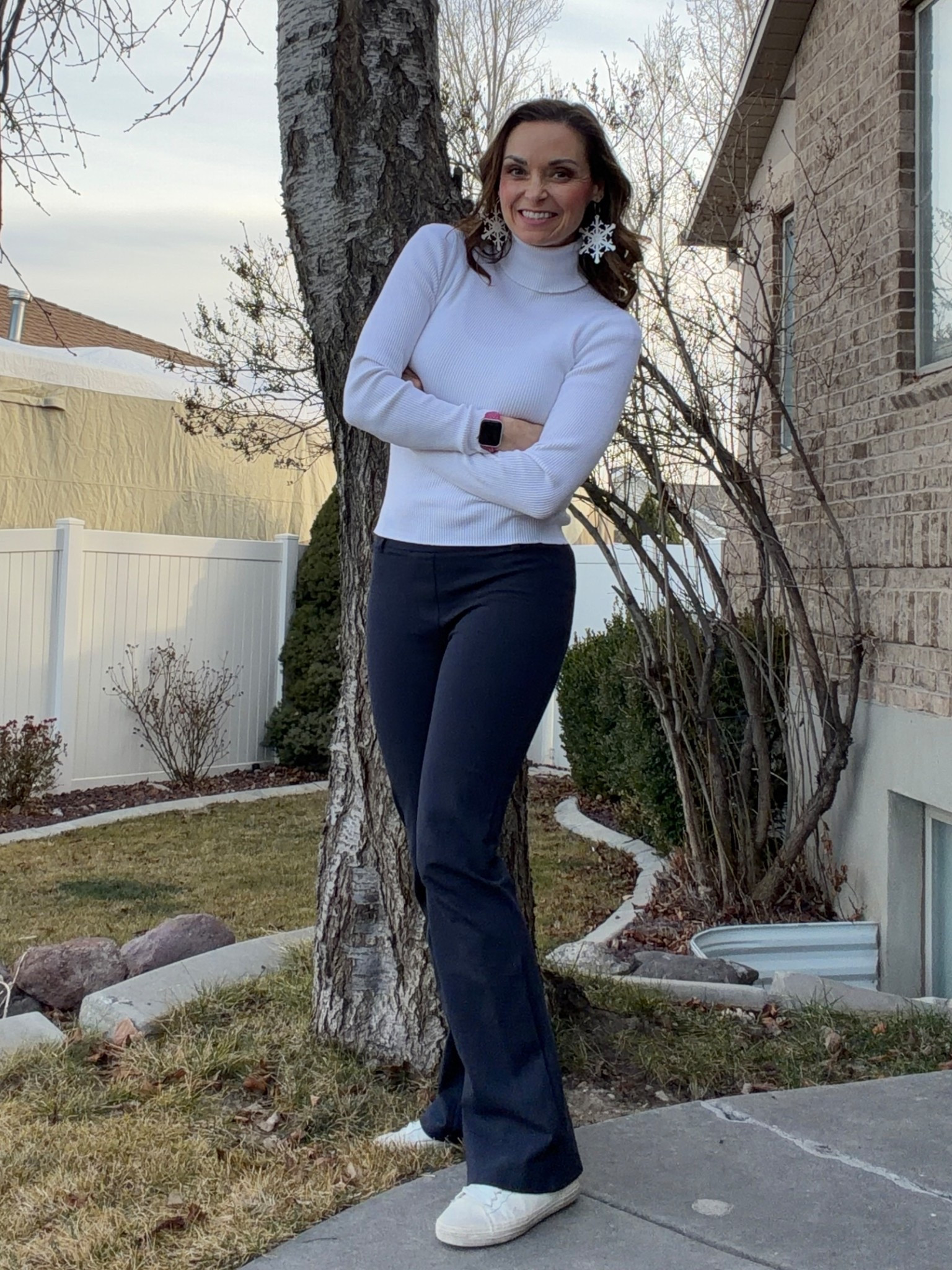 Both pieces are thick material, which is great for winter and the youth earrings just level up the cuteness

#LTKWorkwear #LTKPetite #LTKootd