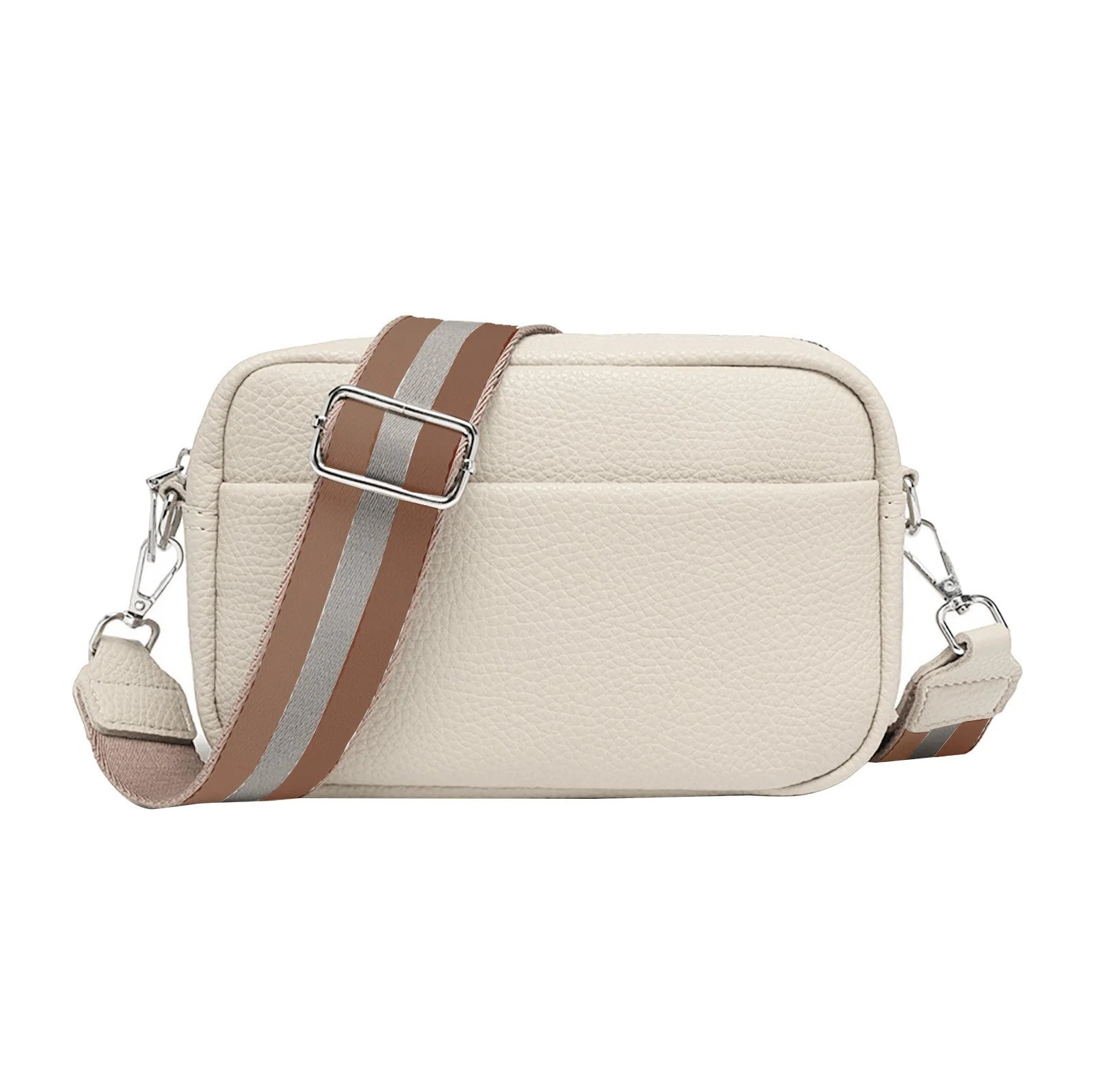 Fdrone Small Quilted Crossbody Bag with Wide Guitar Strap Camera Purse Trendy Design Shoulder Han... | Walmart (US)