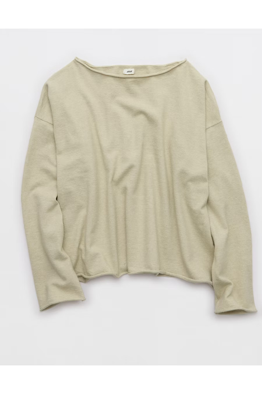 Aerie Sunday Soft Boatneck Sweater Women's Green Sheen S | American Eagle Outfitters (US & CA)