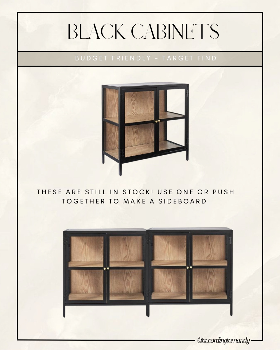 Love these cabinets so much! They’re still in stock and such a great dupe to higher end ones! 

Entry way, cabinets, sideboard, target 

#LTKhome