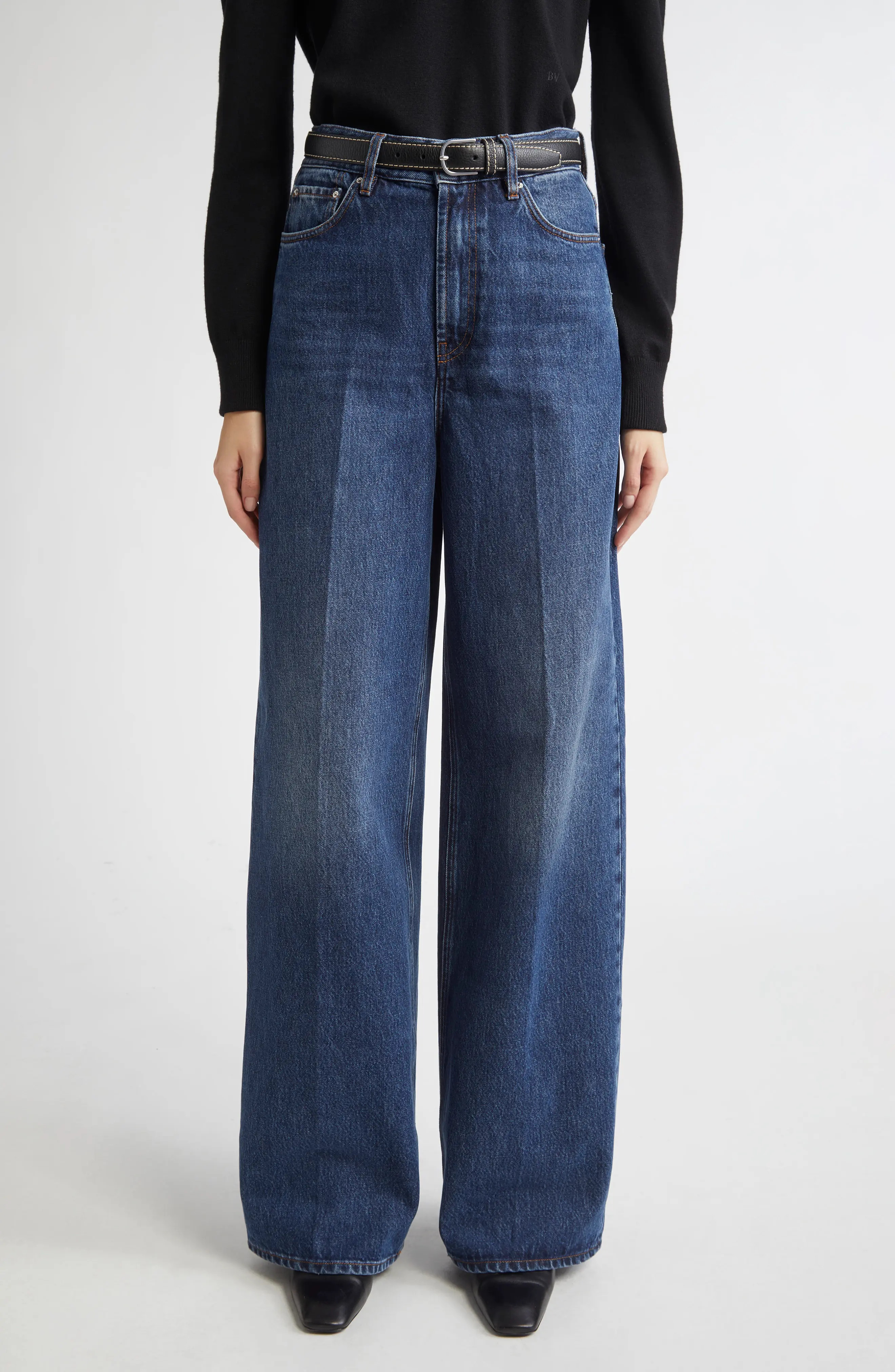 TOTEME High Waist Wide Leg Jeans (Women) | Nordstrom | Nordstrom