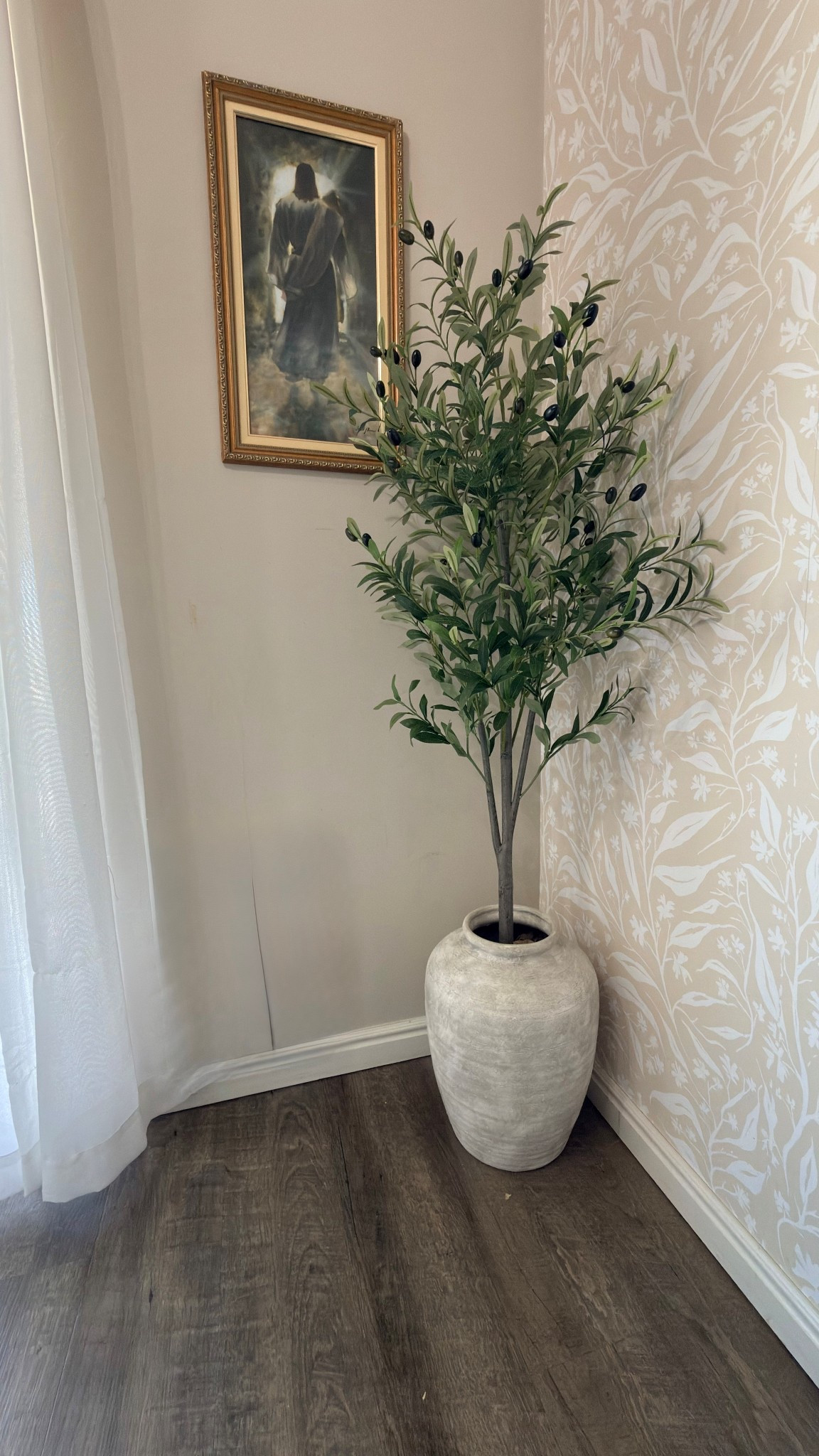 Creating small corners of inspiration in our home can tell a story about who we are and what we love. 🌿✨ This little space features a beautiful print of Jesus rising from the tomb, paired with a rustic ceramic vase holding an olive tree—a symbol of peace, hope, and renewal.

It’s a gentle reminder that gratitude for Him isn’t just for Easter Sunday—it can fill our hearts every day. Decorating our homes can be more than just aesthetics; it can reflect our faith, our passions, and the love we carry in our hearts. 🕊️💛

Love this look? Tap here to bring this meaningful decor into your home! 🏡💫
#easter #happyeaster #finds

#LTKU #LTKSeasonal #LTKHome