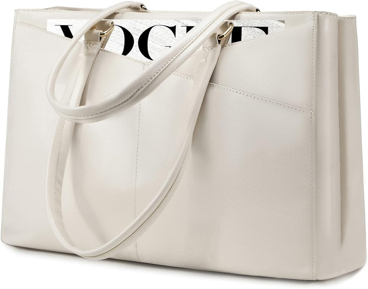 Amazon Fashion Bags ToteBag White Tote. Workwear. Office.  College. Fall Fashion.  Amazon Finds.   | Amazon (US)