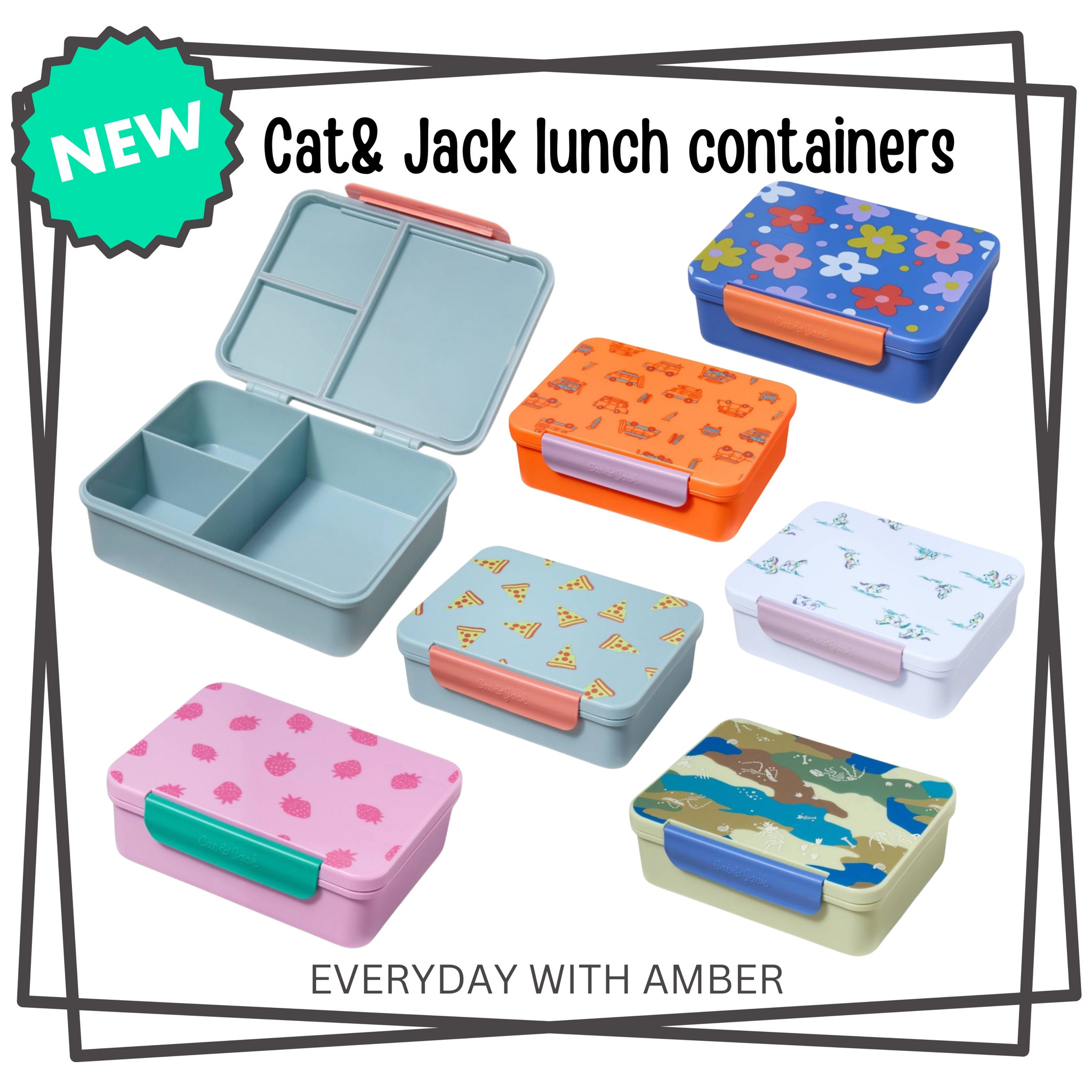 New Cat & Jack bentos and lunch accessories for the new year!