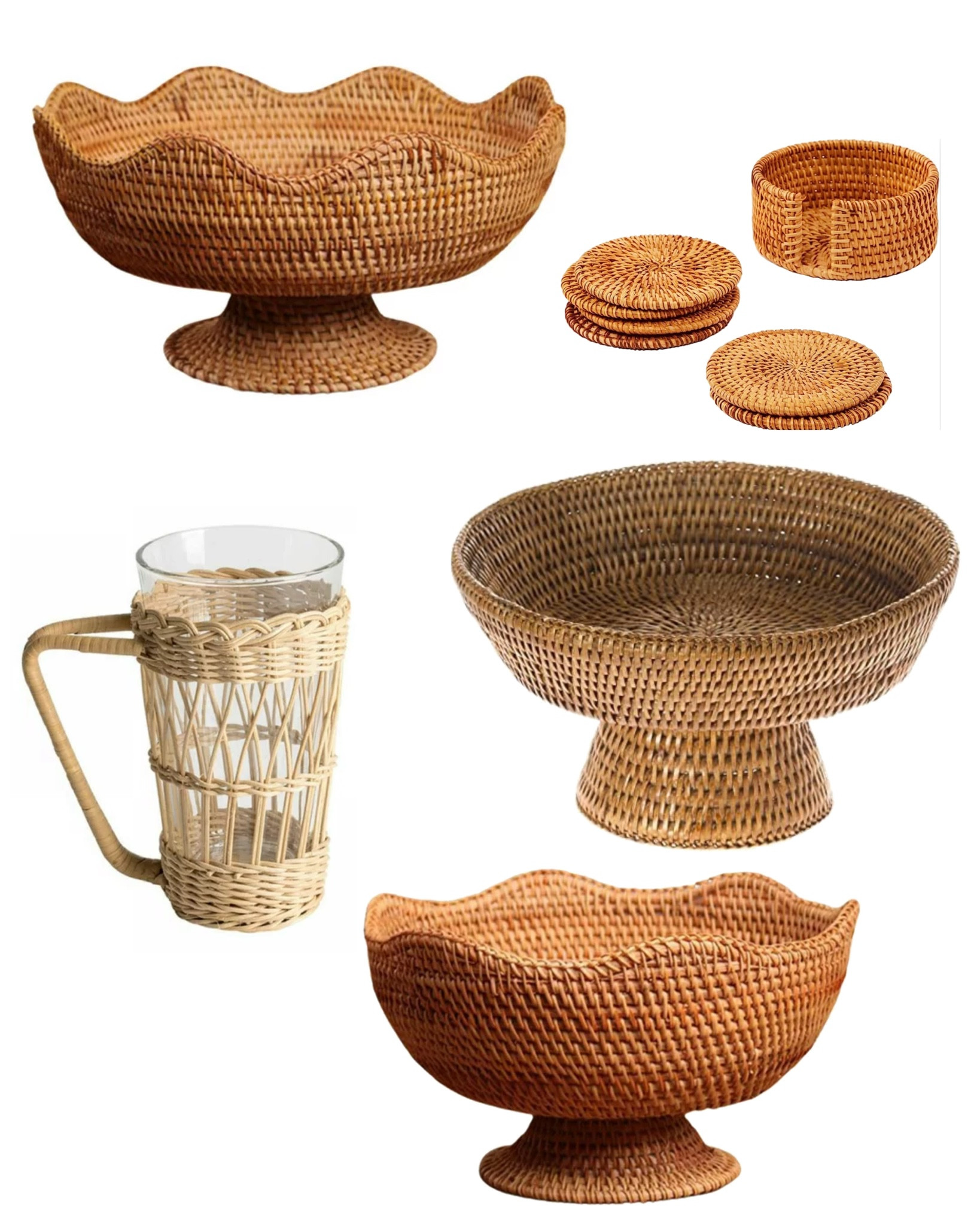 Rattan finds☀️🏡

#LTKsalealert #LTKunder50 #LTKhome