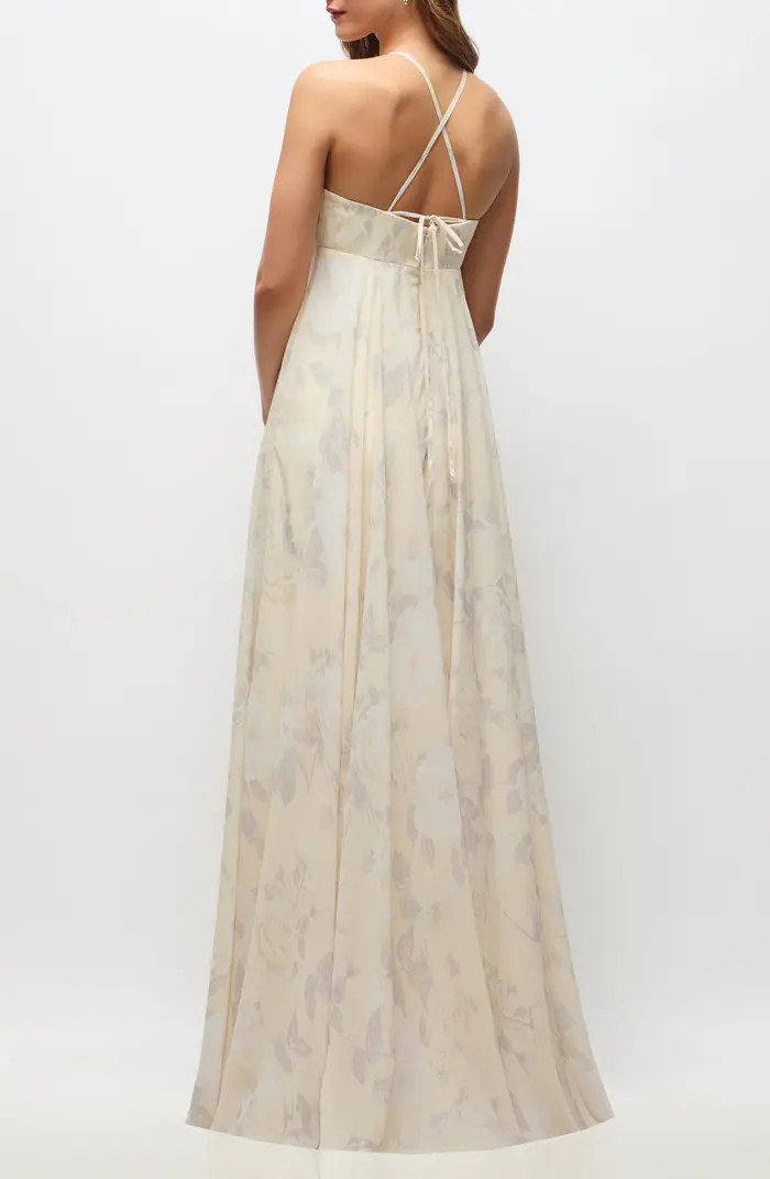 Lilith Floral Chiffon Gown | Nordstrom