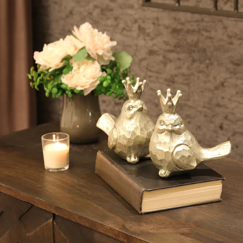 2 Piece Elkan Birds Figurine Set | Wayfair North America