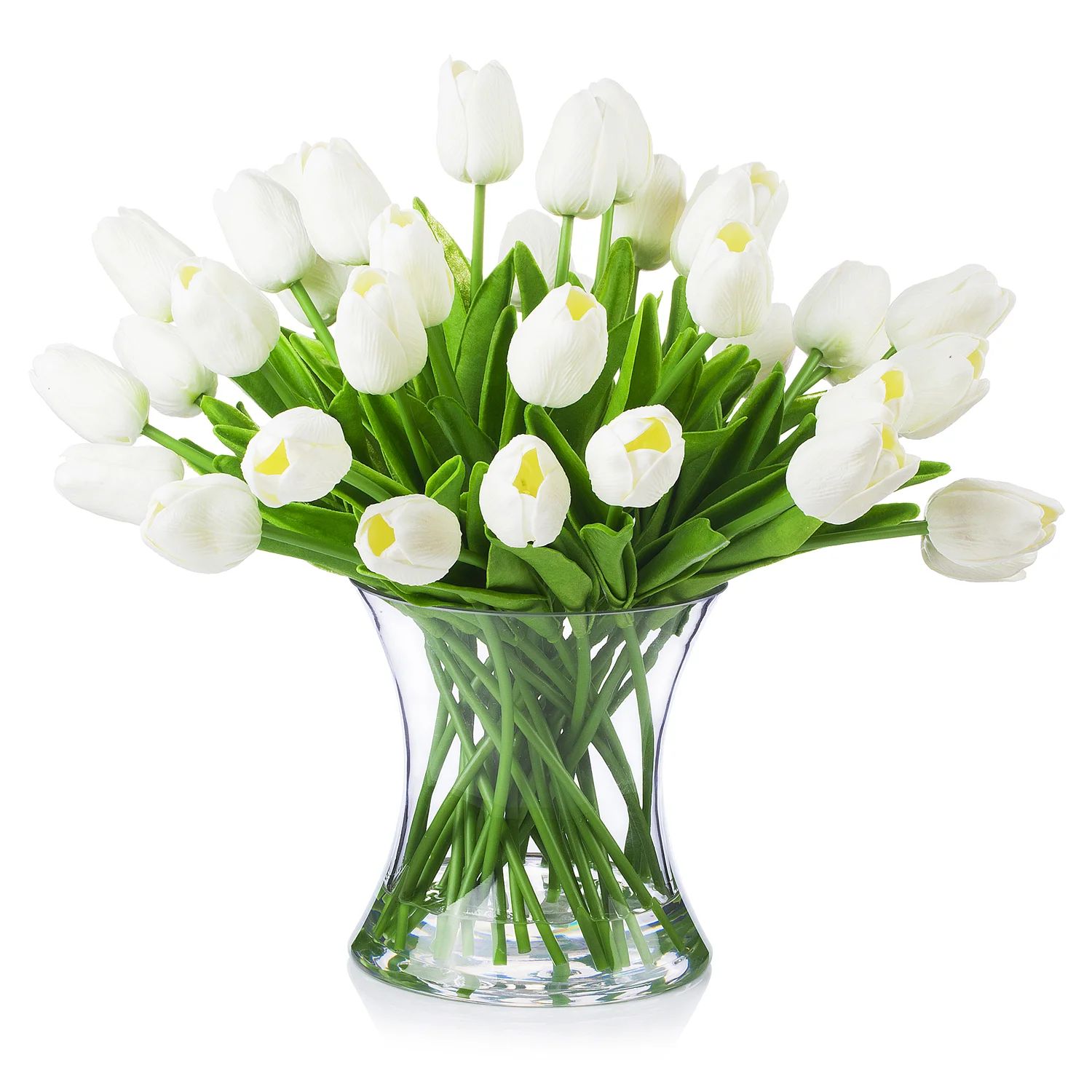 Real Touch Tulip Floral Arrangement in Vase | Wayfair Professional