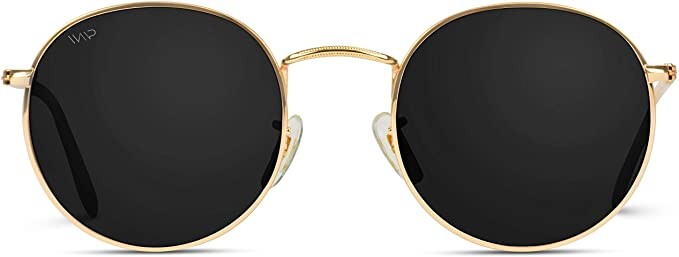 WearMe Pro - Reflective Lens Round Trendy Sunglasses | Amazon (US)