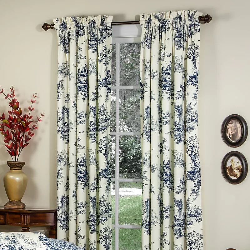 Drafton 100% Cotton Room Darkening Curtain Pair | Wayfair North America