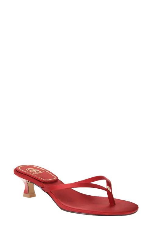 Chinese Laundry Brissa Kitten Heel Flip Flop in Red at Nordstrom, Size 11 | Nordstrom