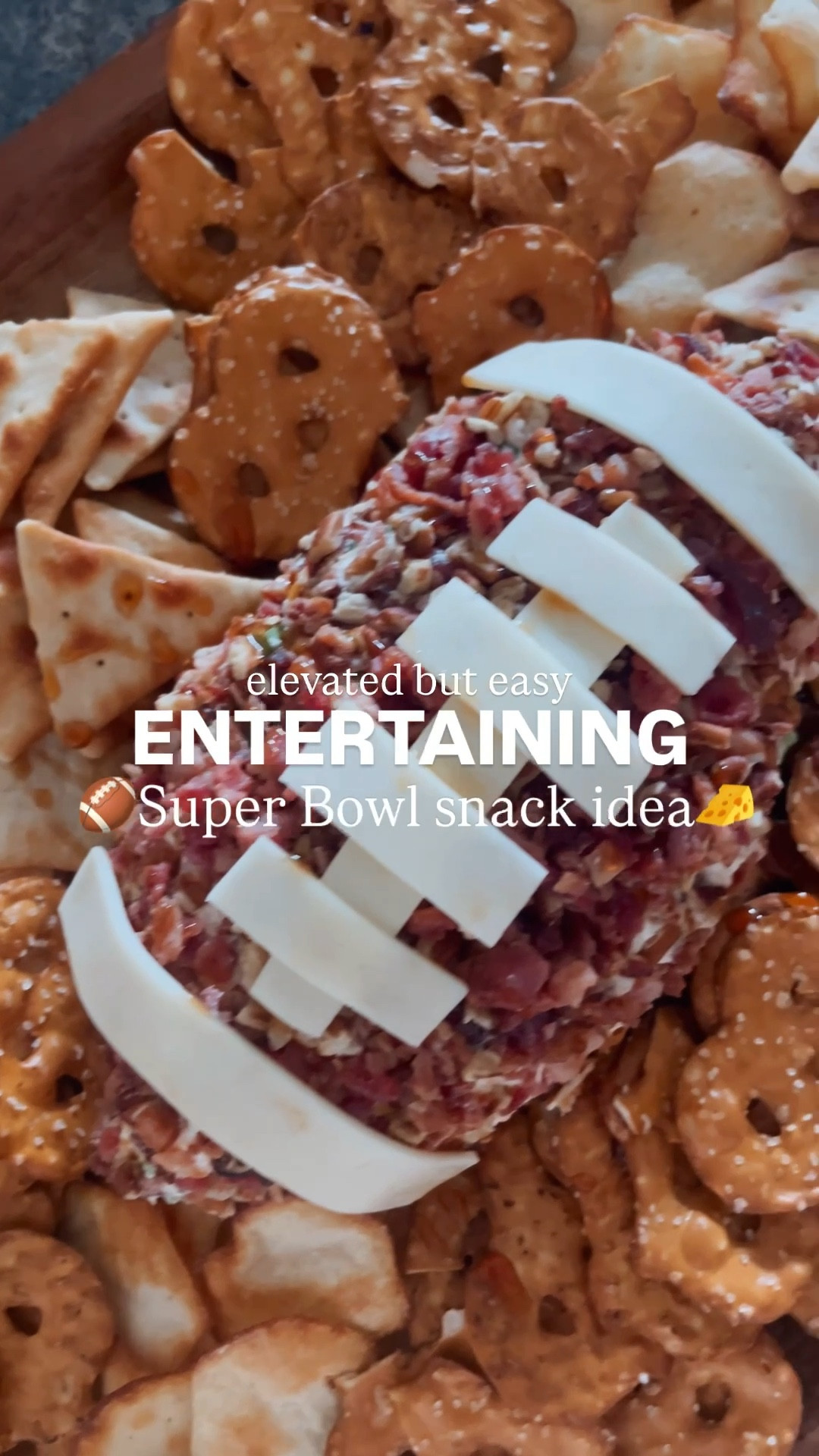 This football cheese ball you can add to your board for Super Bowl Sunday! 🏈🧀🏈💫

Recipe can be found by searching football cheese ball at www.thisisourbliss.com

#LTKfoodie #LTKSaleAlert #LTKHome