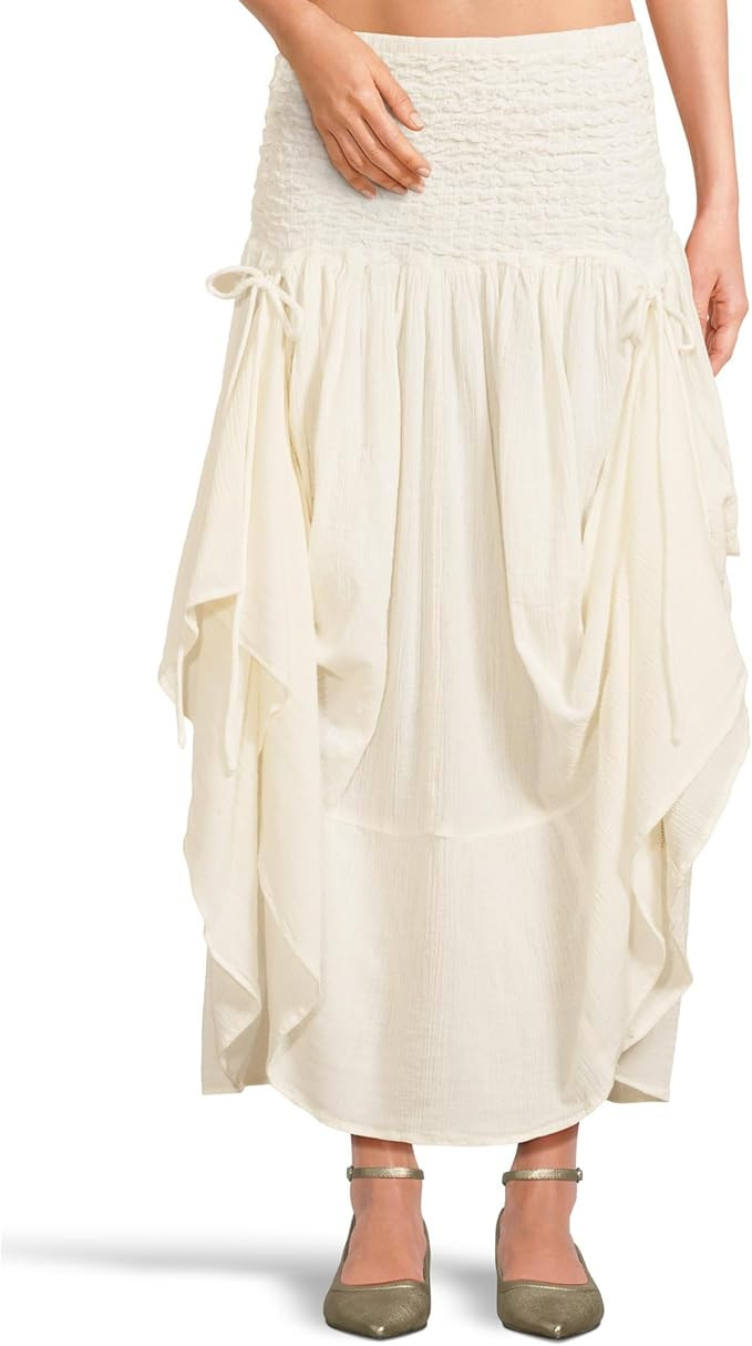 Free People Women's Prairie Convertible Skirt, Whisper White | Amazon (US)