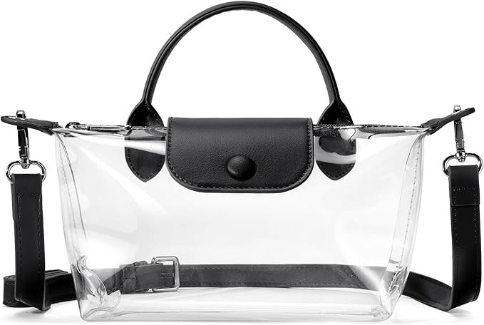 BOSTANTEN Clear Bag for Stadium Approved Small Crossbody Purse Handbags for Concerts Sports Event... | Amazon (US)
