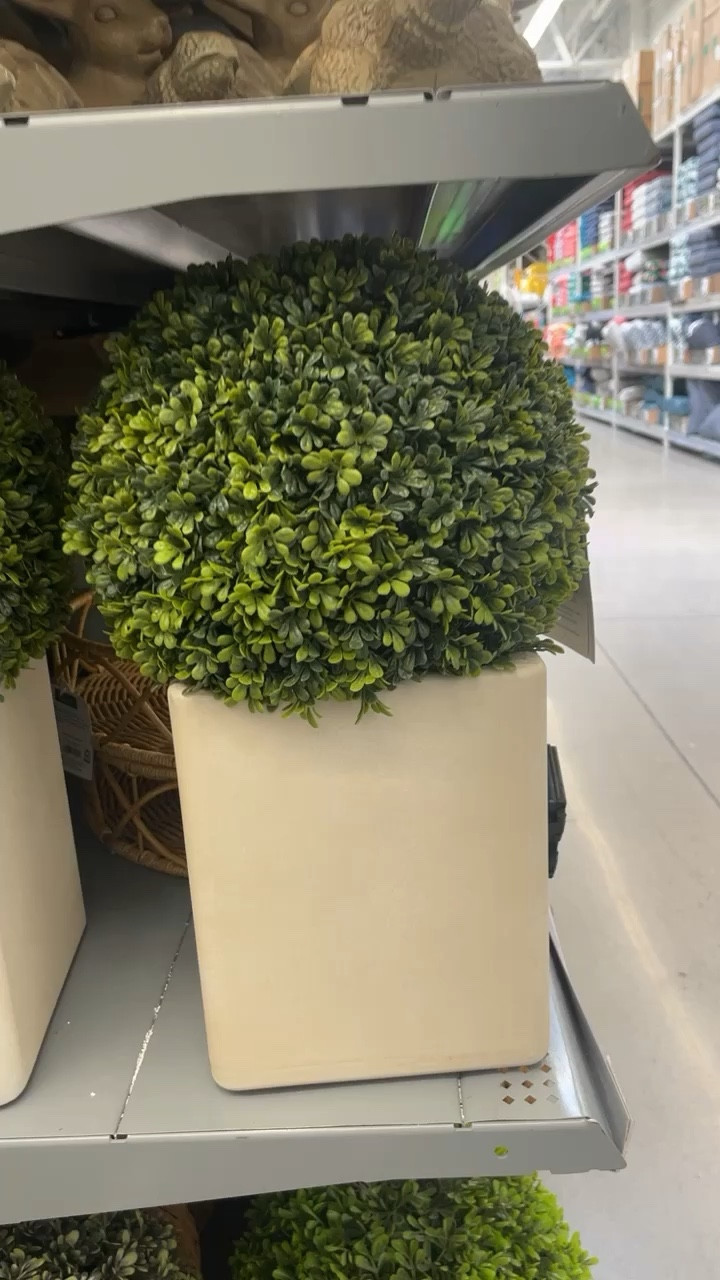 Walmart faux outdoor plants! These were so pretty. They also light up!

#LTKunder50 #LTKhome