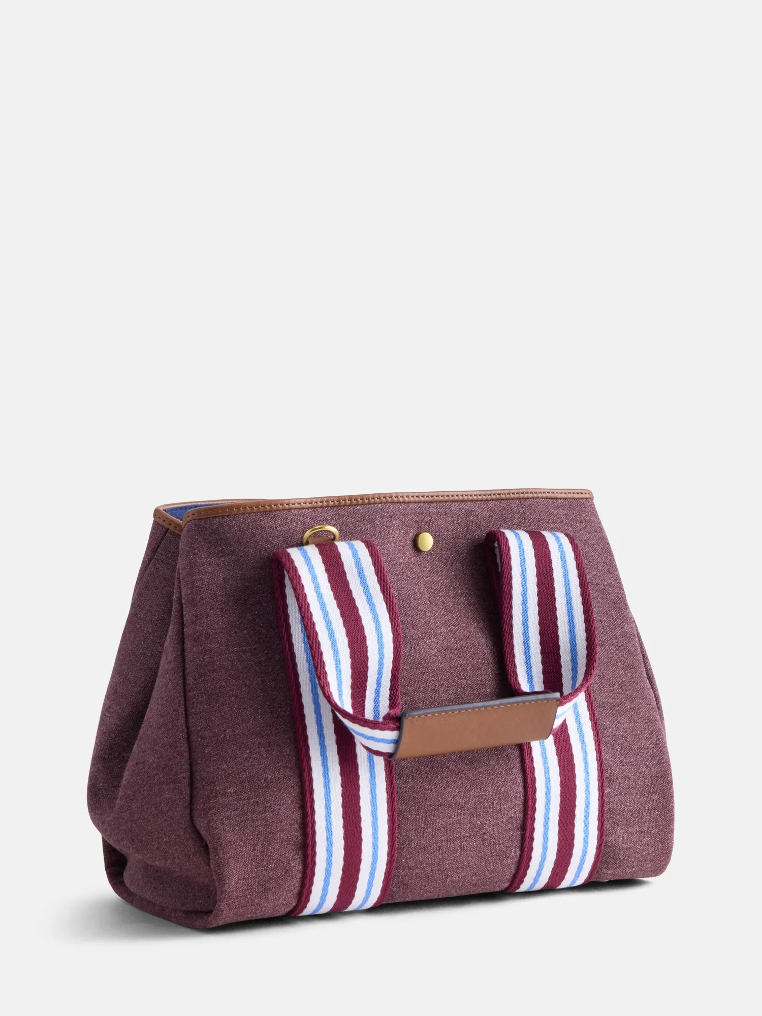 Free Assembly Women's Mini Canvas Tote Bag, Navy | Walmart (US)