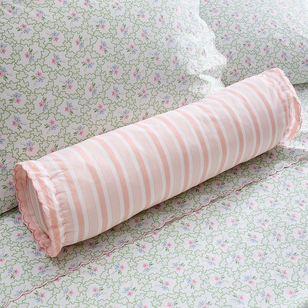 Hill House Home Variegated Stripe Bolster Pillow | Pottery Barn Teen