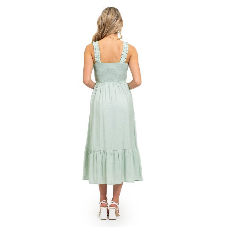 August Sky Women's Smocked Midi Dress | Target