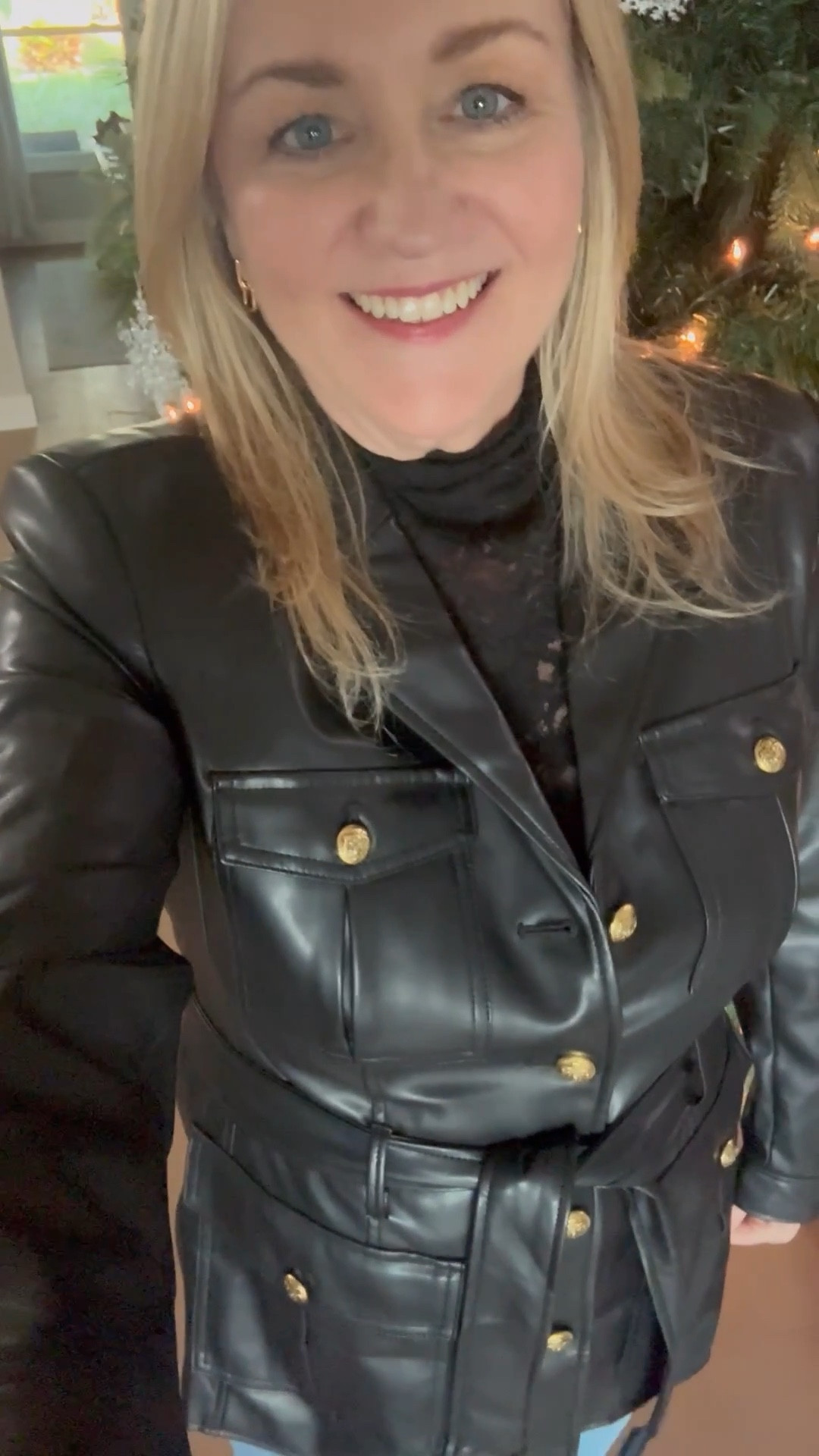 I love this faux leather jacket that is now on sale! 

#LTKGiftGuide #LTKootd #LTKdayinmylife