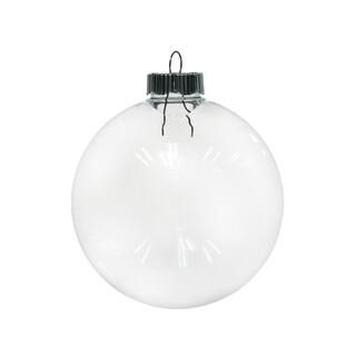 25ct. 67mm Clear Plastic Ball Ornaments by Artminds™ | Michaels Stores