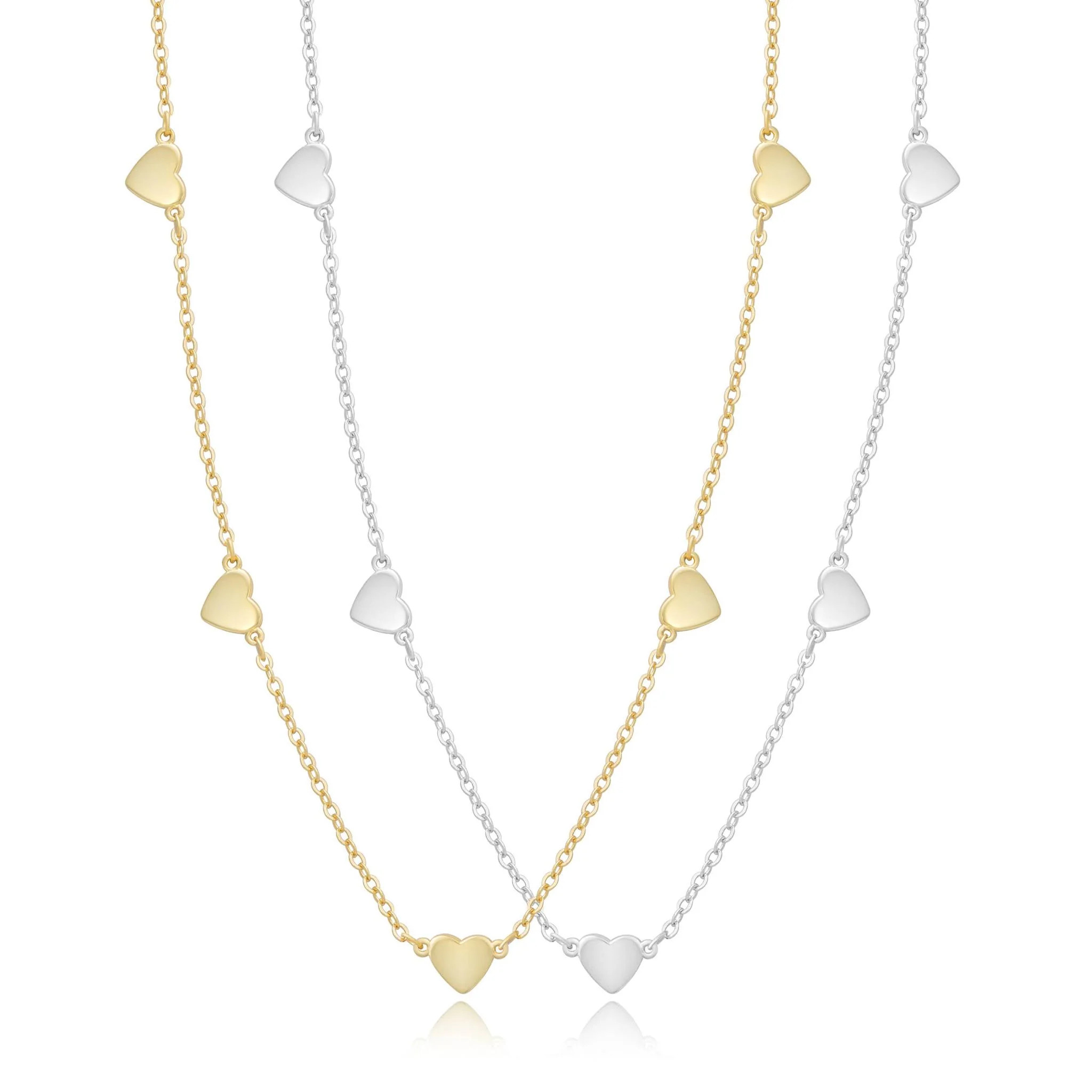 Signature Floating Hearts Necklace | MB Styles