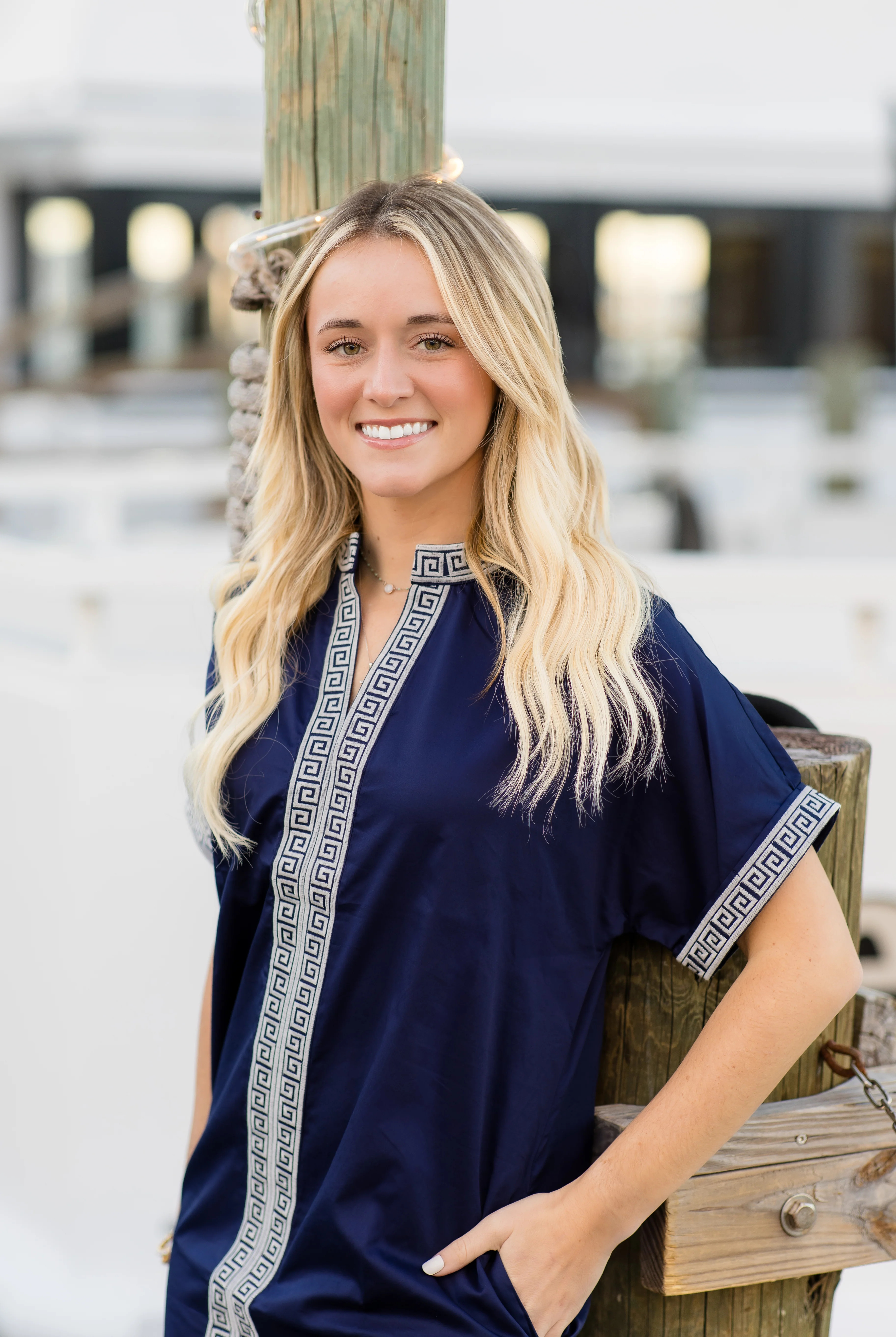 Chrissy Mini - Nautical Navy | The Coastal Crane