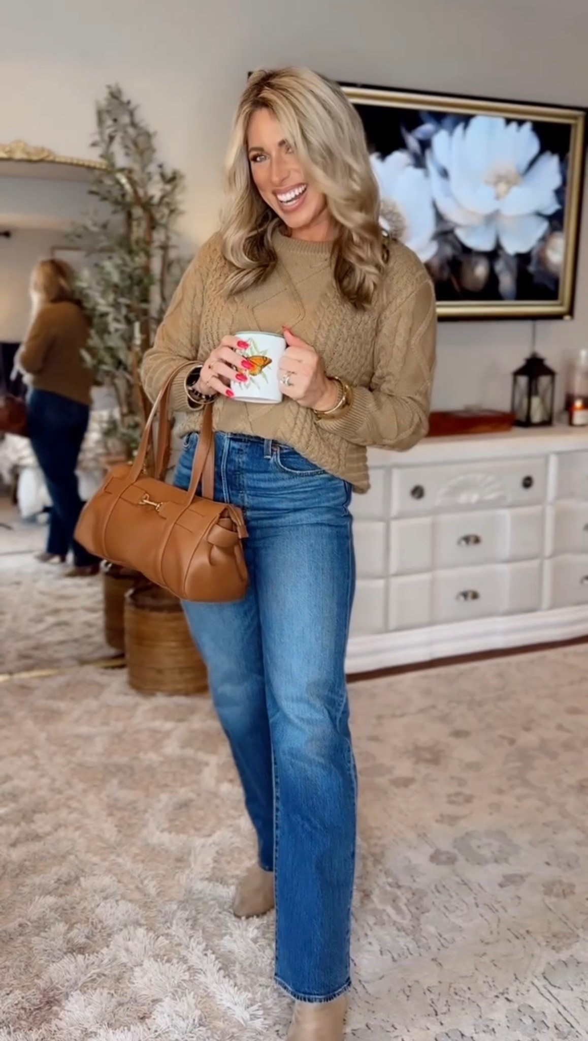 Here’s the cutest casual outfit idea that’s neutral and dressy enough for work! Love me some chunky cable knit sweaters🫶🏼🎀🤎

Style for work at home moms, realtor life, Levi jeans, capsule wardrobe 

#LTKootd #LTKselfcare #LTKgrwm