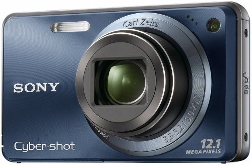 Sony Cyber-shot DSC-W290 12 MP Digital Camera with 5x Optical Zoom and Super Steady Shot Image Stabilization (Dark Blue) (OLD MODEL) | Amazon (US)