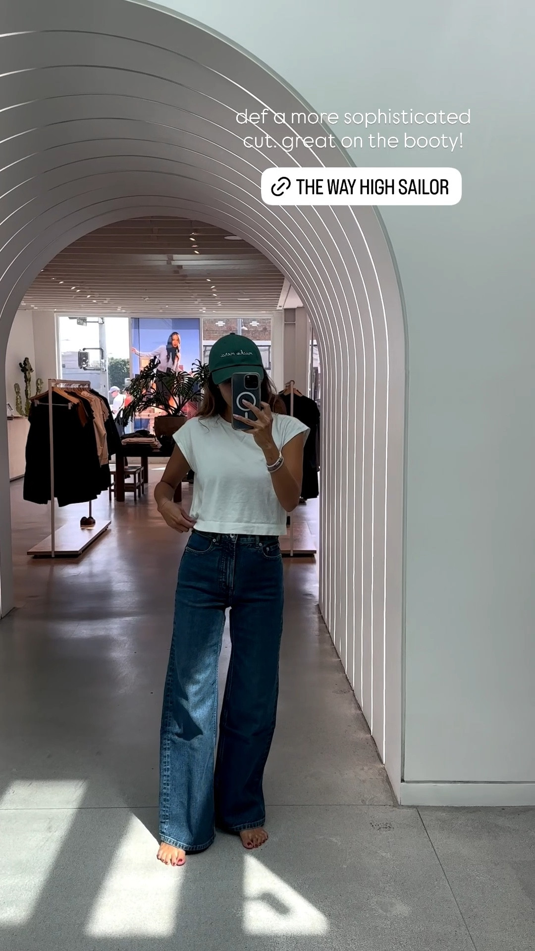 High rise sailor jean from Everlane. wearing a 24! I’m 5’3"

#LTKPetite #LTKStyleTip