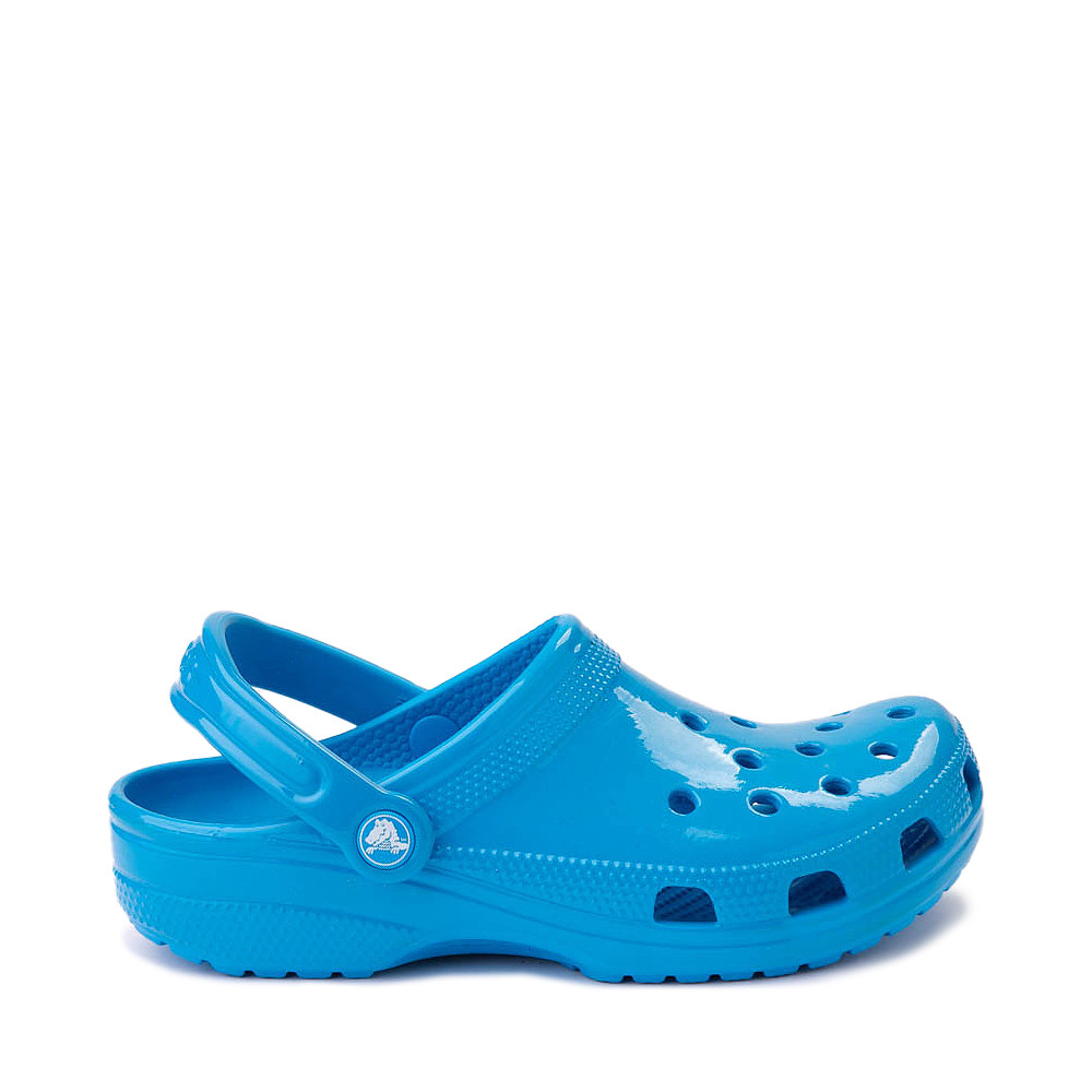 Crocs Classic High-Shine Clog - Neon Ocean | Journeys