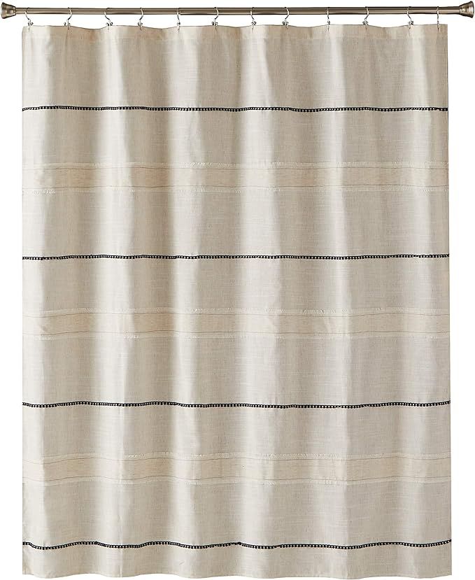 SKL Home by Saturday Knight Ltd. Frayser Shower Curtain, Fabric, Linen | Amazon (US)